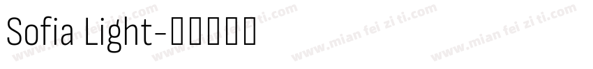 Sofia Light字体转换